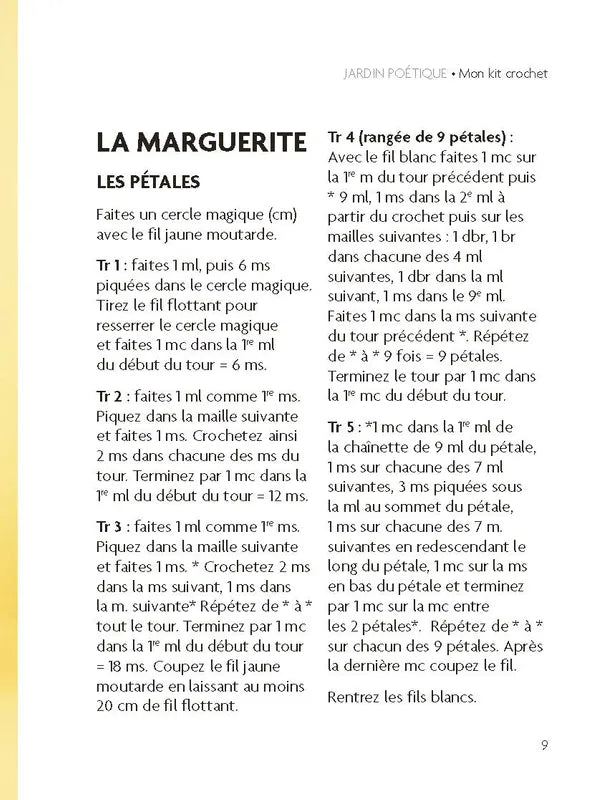 Ma Box crochet DIY jardin poétique - coffret