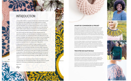 Tricot Yoke 12 pulls à empiècement circulaire