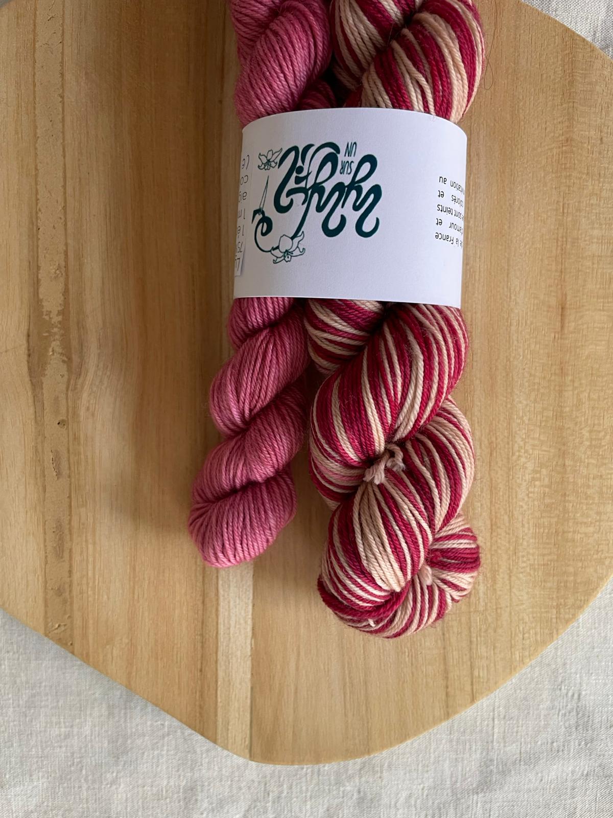 Kit Chaussettes Autorayant 50g + 20g - Lyly sur un fil