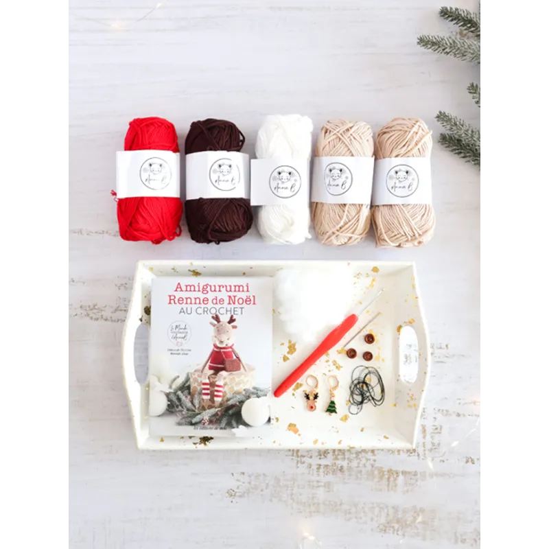 Amigurumi Renne de Noël d'AnnaB au crochet - Coffret