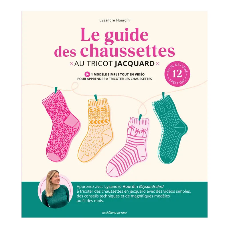 Le guide des chaussettes au tricot Jacquard - Lysandre Hourdin