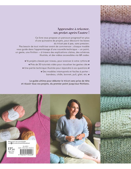 J'apprends à tricoter en 16 projets