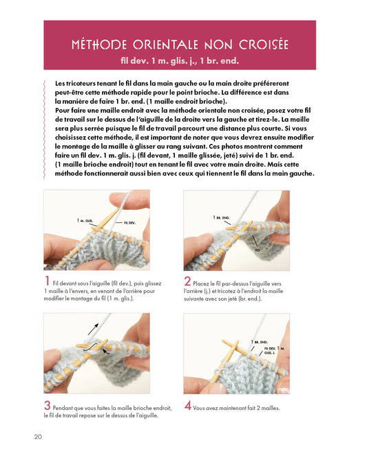 Le guide essentiel du point brioche - Techniques Points Modèles