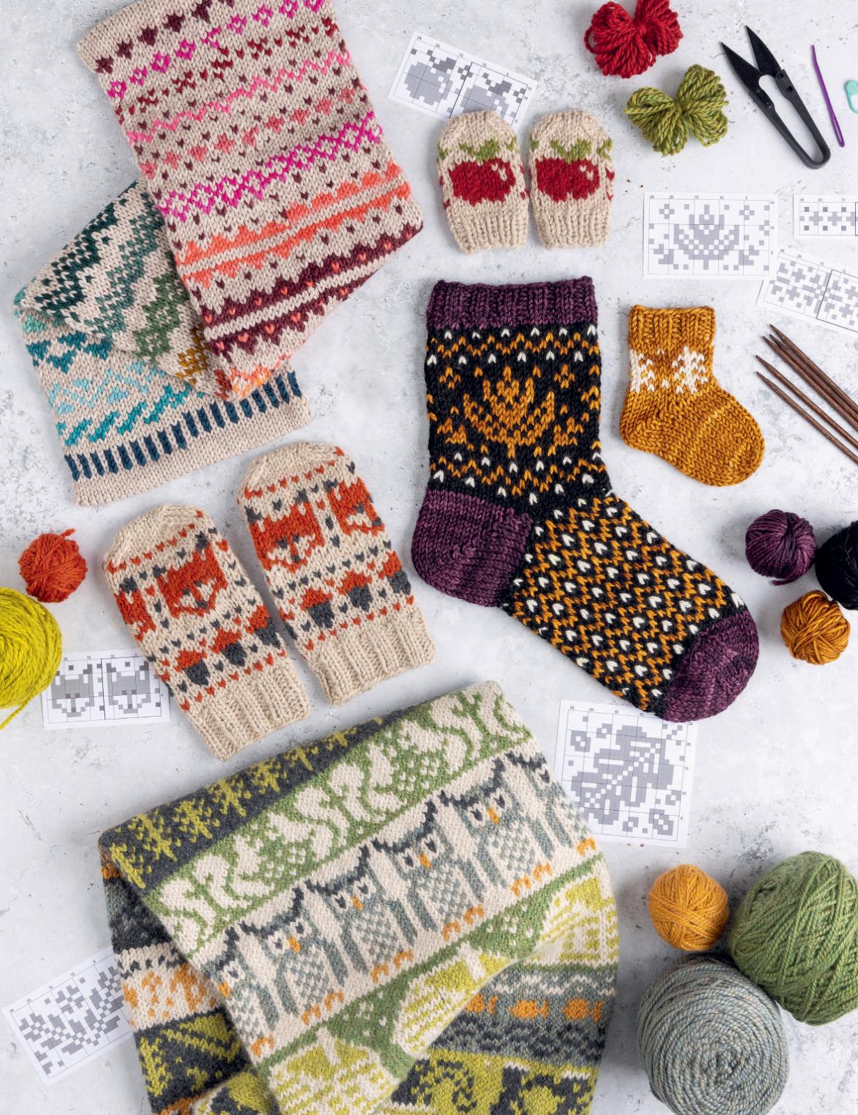 Le répertoire des motifs doodles au tricot - 200 motifs et grilles