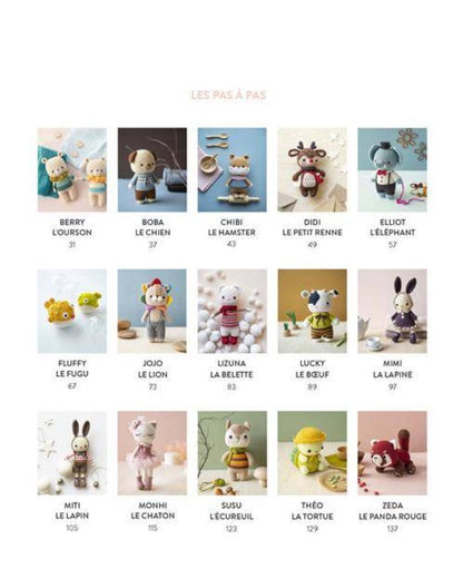 Les petits animaux de Khuc Cay - 15 adorables créations à crocheter