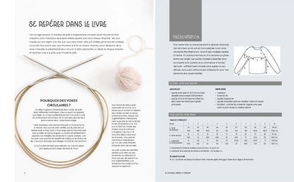 Tricot Yoke 12 pulls à empiècement circulaire