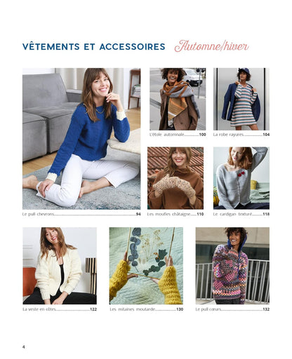 Crochet au fil des saisons - 24 modèles colorés à crocheter toute l'année