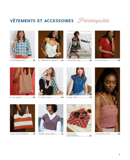 Crochet au fil des saisons - 24 modèles colorés à crocheter toute l'année