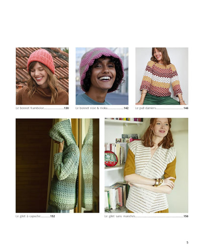 Crochet au fil des saisons - 24 modèles colorés à crocheter toute l'année