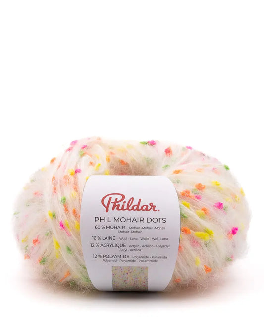Phil Mohair Dots - Phildar