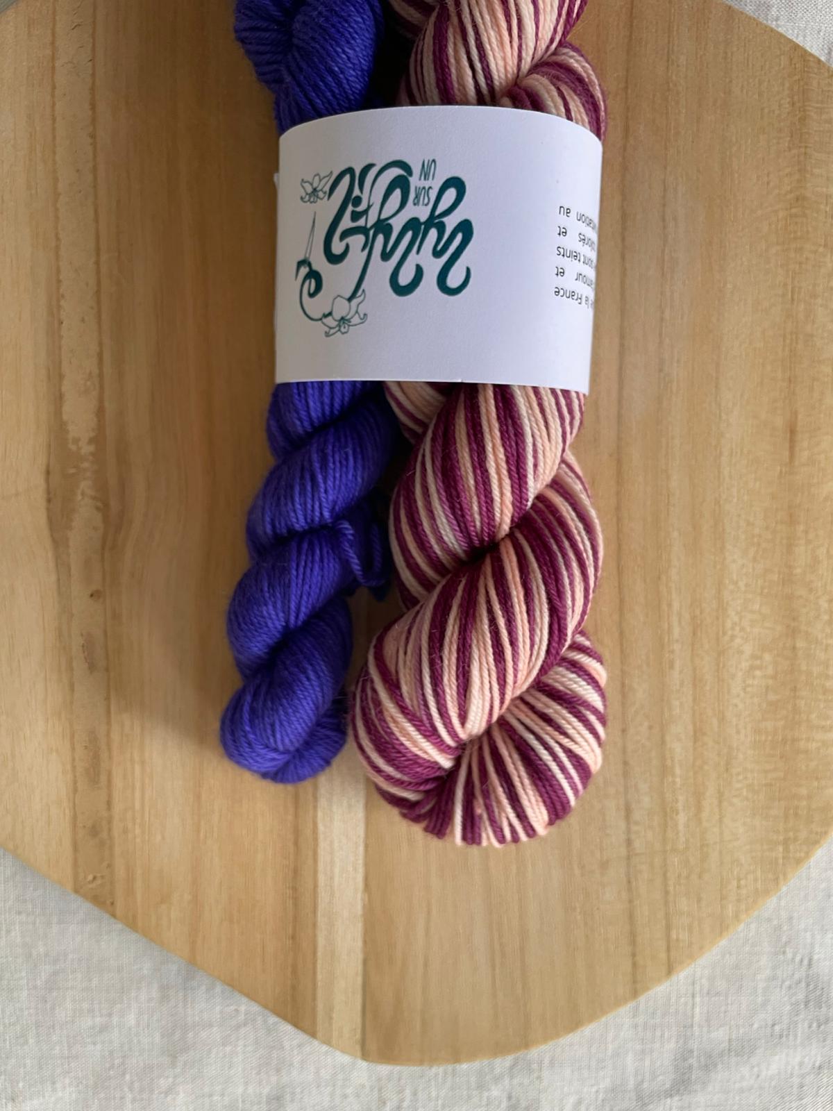 Kit Chaussettes Autorayant 50g + 20g - Lyly sur un fil