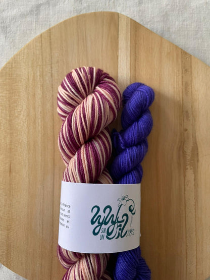 Kit Chaussettes Autorayant 50g + 20g - Lyly sur un fil