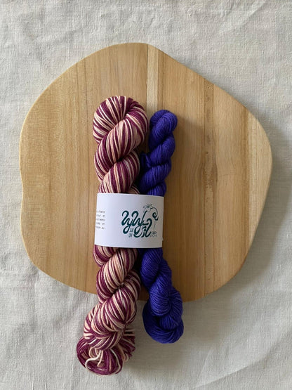 Kit Chaussettes Autorayant 50g + 20g - Lyly sur un fil