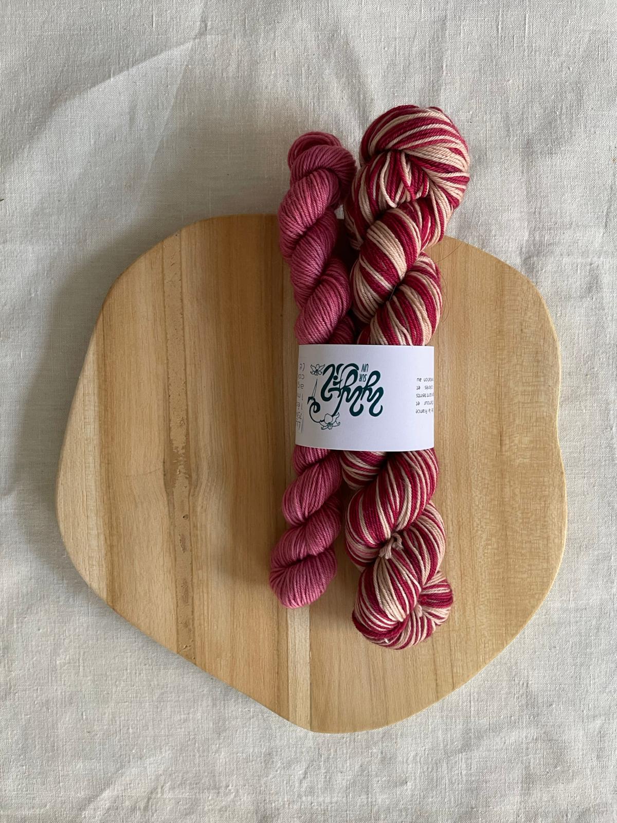 Kit Chaussettes Autorayant 50g + 20g - Lyly sur un fil