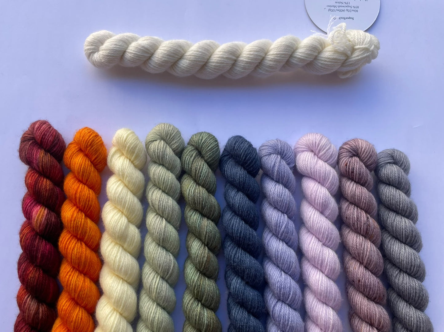 Kit Kolorblok Shawl - SuperSock Laurel Knits