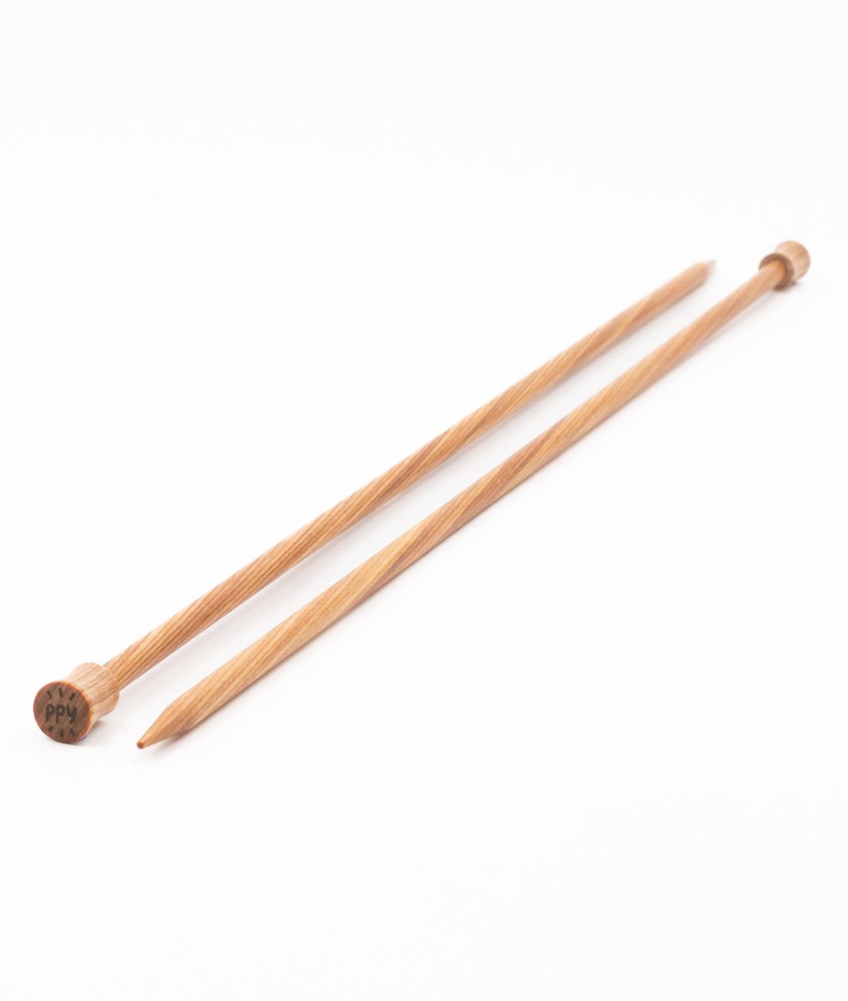 Aiguilles droites bois 40 cm