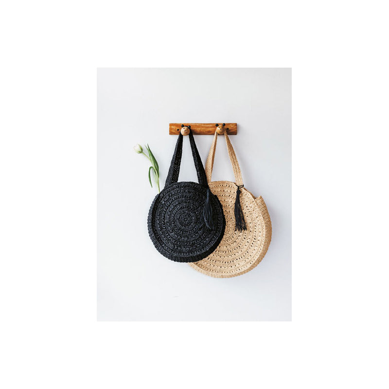 Chapeaux et accessoires en raphia crocheté - 30 modèles pour l'été