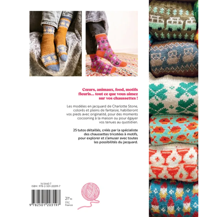 Chaussettes créatives à tricoter - Charlotte Stone
