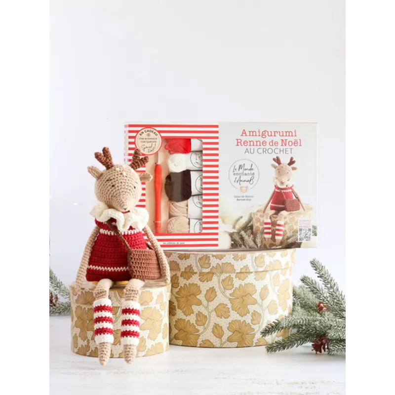 Amigurumi Renne de Noël d'AnnaB au crochet - Coffret