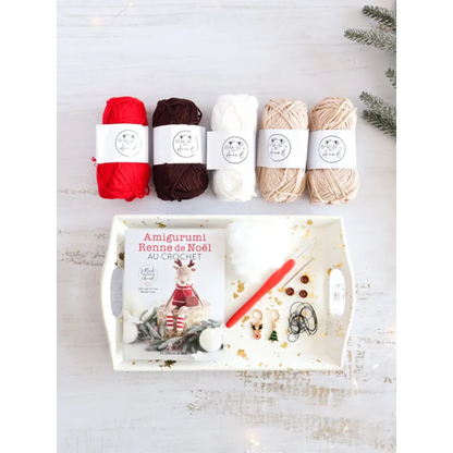 Amigurumi Renne de Noël d'AnnaB au crochet - Coffret