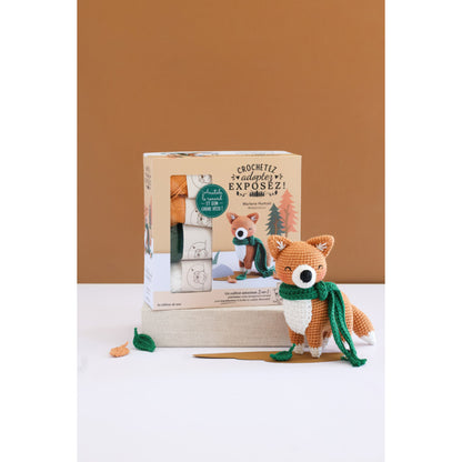 Crochetez, adoptez, exposez ! Anatole le renard - Little Bichons - Coffret crochet