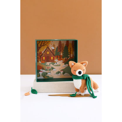 Crochetez, adoptez, exposez ! Anatole le renard - Little Bichons - Coffret crochet