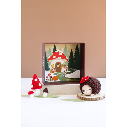 Crochetez, adoptez, exposez ! Ernest le hérisson. Little Bichons - Coffret crochet