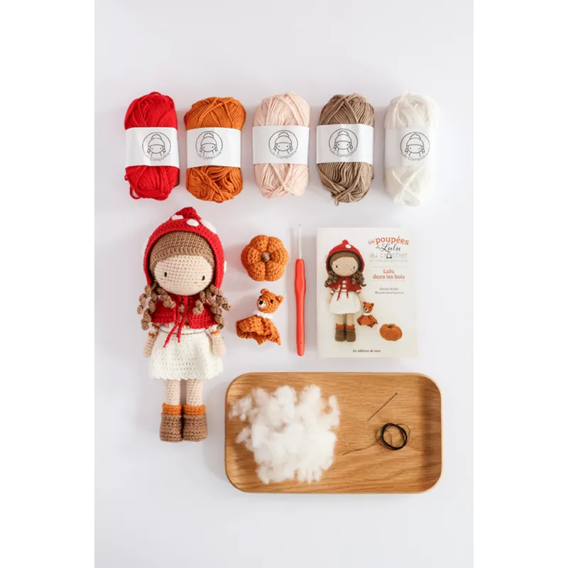Les poupées de Lulu au crochet - Lulu dans les bois - Coffret