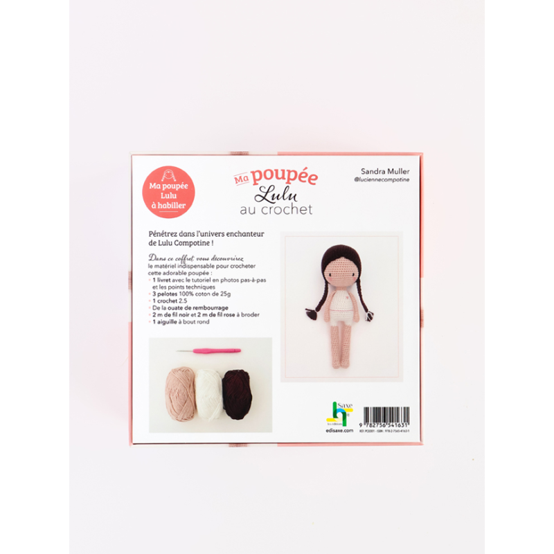 Ma Poupée Lulu à habiller - Lucienne Compotine - Coffret crochet