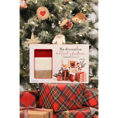 Ma décoration de Noël traditionnel en feutrine - Coffret