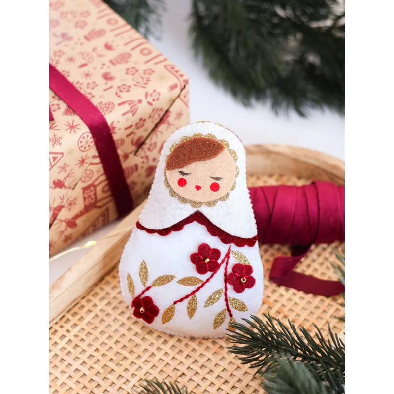 Ma décoration de Noël traditionnel en feutrine - Coffret