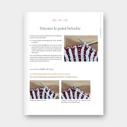 Tricoter le Point Brioche - Guide Technique et Patrons