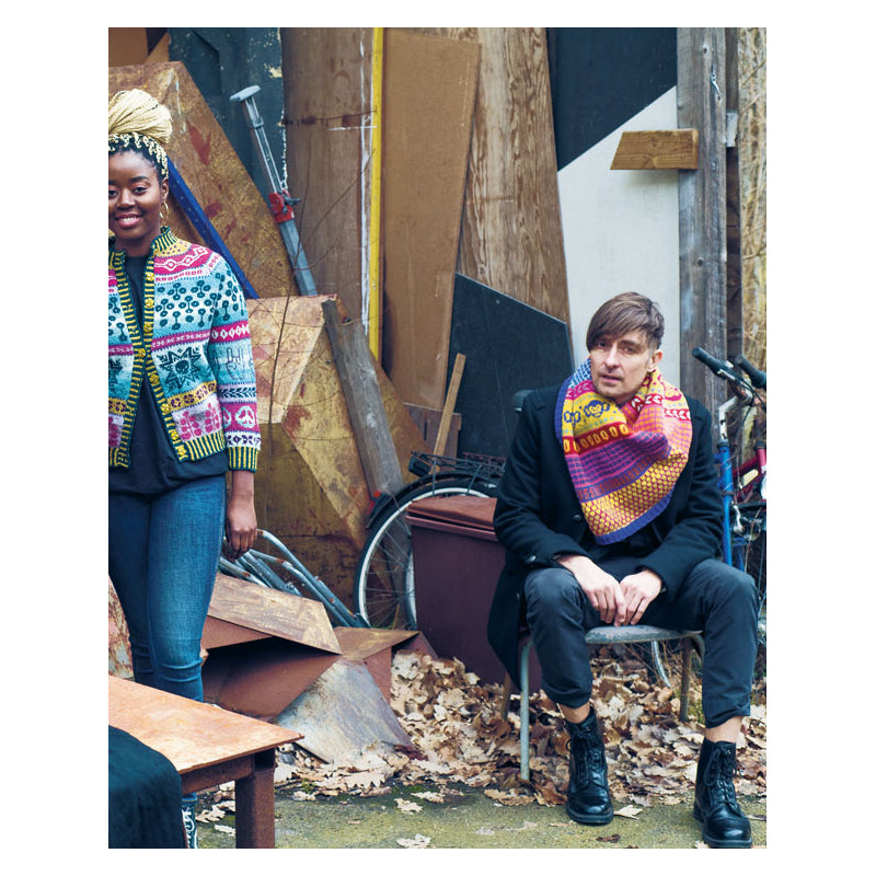 Jacquard au Tricot, esprit 70's