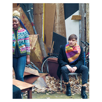 Jacquard au Tricot, esprit 70's