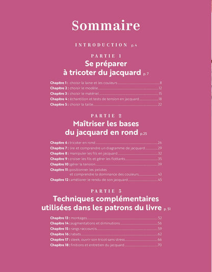 Oser le jacquard en rond - Alice Gerfault