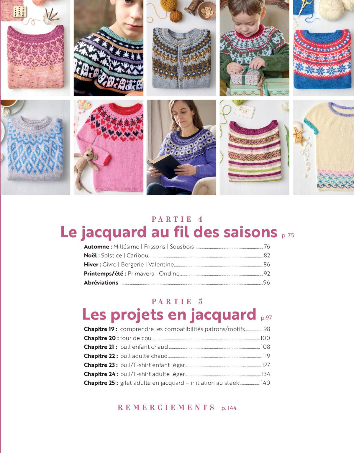 Oser le jacquard en rond - Alice Gerfault