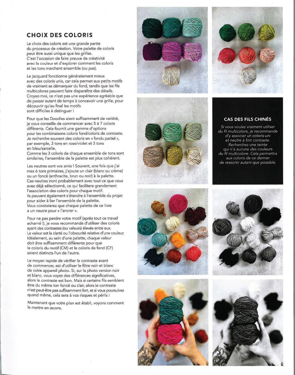 Le répertoire des motifs doodles au tricot - 200 motifs et grilles