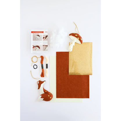 Ma décoration en feutrine - Trésors de la forêt - Coffret