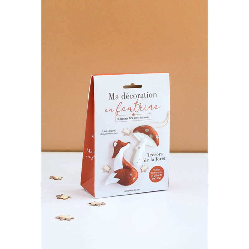 Ma décoration en feutrine - Trésors de la forêt - Coffret