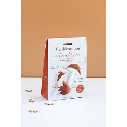 Ma décoration en feutrine - Trésors de la forêt - Coffret