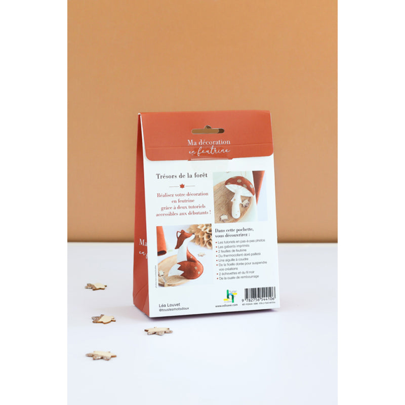 Ma décoration en feutrine - Trésors de la forêt - Coffret