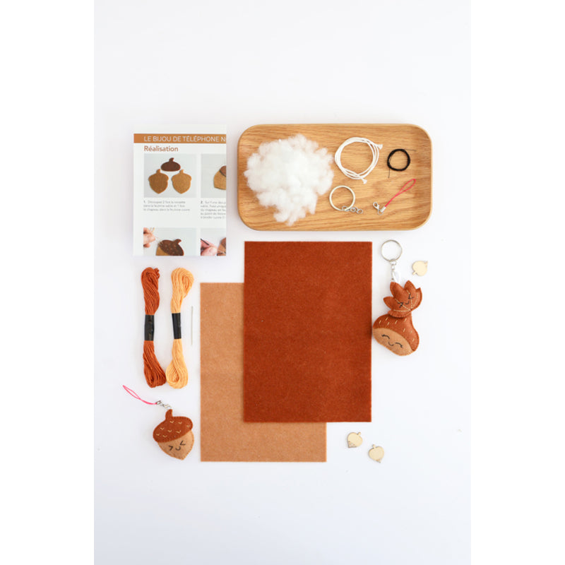 Mon univers Kawaii en feutrine - Nutty Sweet - Coffret