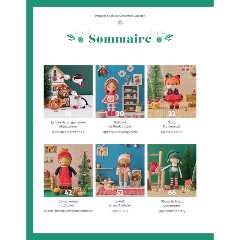 Poupées et Amigurumis au crochet - Noël Alsacien