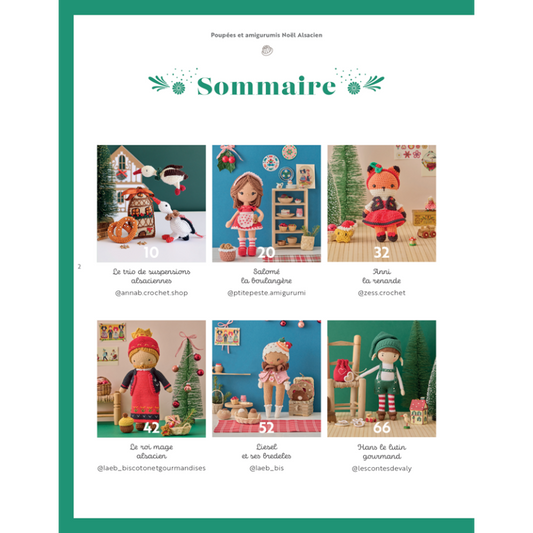 Poupées et Amigurumis au crochet - Noël Alsacien