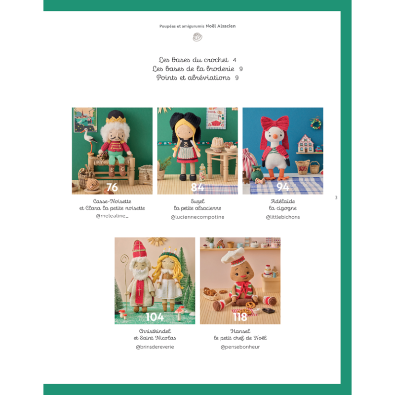 Poupées et Amigurumis au crochet - Noël Alsacien